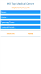 Mobile Screenshot of hilltopmedicalcentre.co.uk